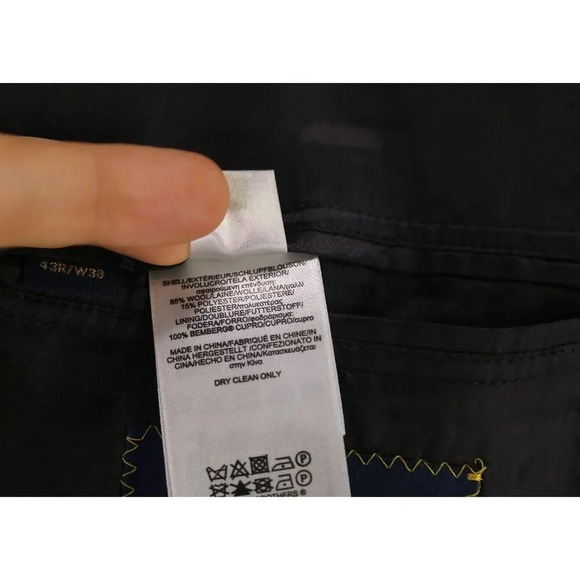 Brooks Brothers Madison BrooksCool Full Canvas Gray Striped 2-Btn Wool Suit 43R - Picture 10 of 16